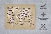 MuchoWow® Mauspad Mousepad Weltkarte - Tiere - Braun 23x19 Produktbild-Vorschau 2