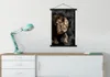 MuchoWow® Textilposter Abstrakt - Löwe - Schwarz 60x90 cm Produktbild-Vorschau 3