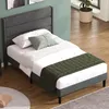 MODFU Klassisches Bett mit Matratze 90x200 Jugendbett Produktbild-Vorschau 3