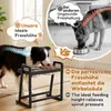 Distributeur de nourriture pour chiens surélevé, avec 2 Voir les images du produit 5