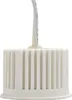 A close-up side view of a white LED module with a white cable emerging from the top. Produktbild-Vorschau