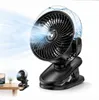 Leiser Akku Sprühventilator mit Klemme, 3000mAh, 4 Modi, Produktbild-Vorschau 1