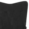 Maison Exclusive - Relaxsessel mit Hocker Schwarz Stoff Produktbild-Vorschau 7