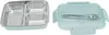 Lunch Box 3 Compartiments 304 Stainless Steel Plastic Voir les images du produit 2