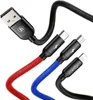 Câble usb Baseus 3W1 Usb-C / Lightning / Micro 3A 1.2M Voir les images du produit 2