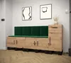 Garderobe ARTIN Set 17 mit gepolsterten Paneelen Industrial Produktbild-Vorschau 2