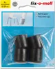 Rohrkappen rund 25mm schwarz fix-o-moll Produktbild-Vorschau 1