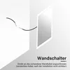 SUNXURY Wandspiegel mit Uhr und Temperaturanzeige 120x60cm Produktbild-Vorschau 8