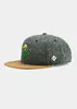 Bavarian Caps Snapback Baseball-Cap mit "Hopfinator"-Stick in grau