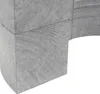 A close-up view of a curved stone element, showing its texture and construction. Produktbild-Vorschau