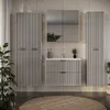 Badkamerspiegelkast Vicco Ruford Kasjmier 80 x 75.8 cm met Productafbeelding-voorbeeld 6
