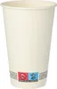 Trinkbecher, Pappe "To Go" 0,3 l Ø 8 cm · 11,7 cm weiss Produktbild-Vorschau 1