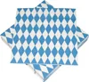 HEKU  Deko Servietten 20 Stück 33x33 cm - Servietten blau Produktbild-Vorschau 1