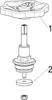 An exploded view of plumbing components. Náhled obrázku produktu