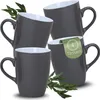 Set di 4 tazze da caffè in ceramica da 340 ml, tazze da tè Anteprima dell’immagine prodotto 1