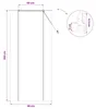 Store vidaXL marron 90 x 220 cm en bambou Voir les images du produit 8