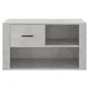 The Living Store Schuhschrank Betongrau 80x35x45 cm Produktbild-Vorschau 5