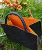 GKA XL Filz Tragetasche anthrazit-orange Einkaufstasche 35 Produktbild-Vorschau 6