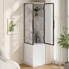 Merax Eckvitrine Vitrinenschrank mit LED-Beleuchtung, Produktbild-Vorschau 5