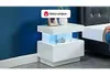 Nachttisch mit 1 Schublade und 1 Nische - Mit LEDs - MDF - Produktbild-Vorschau 7