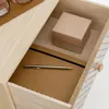 Nachttisch PELO mit 3 Schubladen Natur/Grau - Nachtkasten Produktbild-Vorschau 5