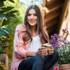 Relaxdays Pflanzengefäß Holz, 2 Stück, Pflanzschubkarre & Produktbild-Vorschau 3