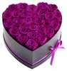 SucceBuy : coffret en forme de cœur contenant 27 roses Voir les images du produit 1