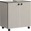 CALICOSY - Meuble sous vasque sur roulettes 2 portes L60 cm Voir les images du produit 11