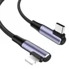 USB-C iPhone Schnell Ladekabel 1 meter Nylon Datenkabel 90° Produktbild-Vorschau 6