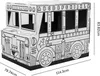 Bankers Box Fellowes Ausmalbild Spielhaus Bus – Weiß Produktbild-Vorschau 5