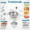 Edelstahl Passiermühle 2L mit Handkurbel, Food Mill mit 3 Produktbild-Vorschau 5