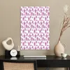 MuchoWow® Poster Blumen - Lila - Collage 60x90 cm - Produktbild-Vorschau 3