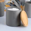 Tendance Kosmetik Aufbewahrungsbox grau Polyresin Bambus Produktbild-Vorschau 3