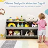 Estantería infantil COSTWAY con 2 cajones sobre ruedas, Vista previa de la imagen del producto 5
