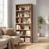 VASAGLE Minimalistisches Standregal Holzregal mit Produktbild-Vorschau 2