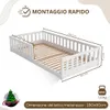 Crazy Pine Letto per bambini 90x190 cm – Letto da pavimento Anteprima dell’immagine prodotto 3