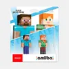 Nintendo amiibo Steve  e Alex Super Smash Bros Figura da Anteprima dell’immagine prodotto 2