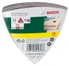 Set di fogli abrasivi per levigatrice delta, 93 mm, 80, 6 Anteprima dell’immagine prodotto 3