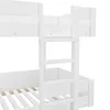 Flieks Etagenbett 90x200cm mit Rausfallschutz, Kinderbett Produktbild-Vorschau 9