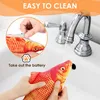 INF Interaktives Katzenspielzeug Zappelnder Fisch Orange Produktbild-Vorschau 3