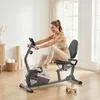 HOMCOM Ligfietsergometer met LCD-display, 8 standen Productafbeelding-voorbeeld 2