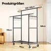 HOKEEPER Kleiderständer, Schwerlast-Kleiderstange, 204kg Produktbild-Vorschau 5