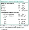 A nutritional information table for Omega-3 fish oil. Produktbild-Vorschau