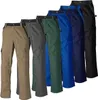 A line of work pants in various colors arranged diagonally. Produktbild-Vorschau