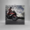 Bilder auf glas - Sport Rennen Motorrad Reise - 40x40cm - Produktbild-Vorschau 3