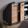 Meuble de rangement sous pente Vicco Rion Chêne de force Voir les images du produit 6