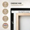 MuchoWow® - Leinwandbilder - Orchidee - Blumen - Weiß - Produktbild-Vorschau 3