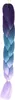 Trecce di capelli sintetici ombre blu/fio W10342 Anteprima dell’immagine prodotto 1