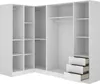 Vente-unique LISTOWEL, Weiß, Garderobe, 10 Regale, 6 Produktbild-Vorschau 3
