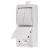 BUSCH JAEGER 2601/5/20EW-54-503 - CEE 7/3 - 2P+E - Weiß - Produktbild-Vorschau 2